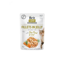 Brit Care Cat Fillets in Jelly with Fine Trout and cod 85g